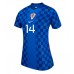 Zenski Nogometni Dres Hrvatska Ivan Perisic #14 Gostujuci SP 2026 Kratak Rukav